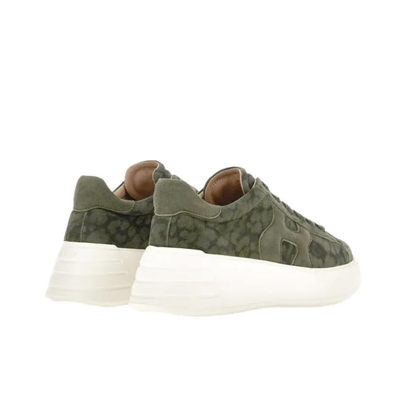 HOGAN Rebel Casual Shoes Women's Low-Top Green-2