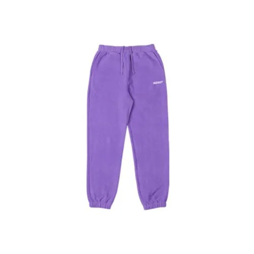 Nerdy Casual Pants Unisex Purple