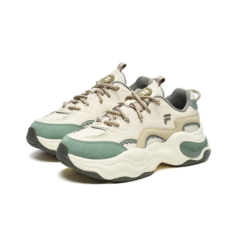 FILA FUSION Bubble Sneakers 'Cream White Green' Women's-2