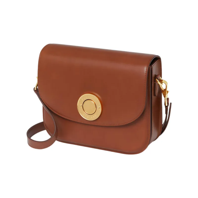 Burberry Elizabeth Calfskin Crossbody Bag Shoulder Bag Women's Brown-2