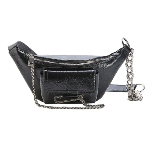 URBAN REVIVO Fanny Packs Jet Black