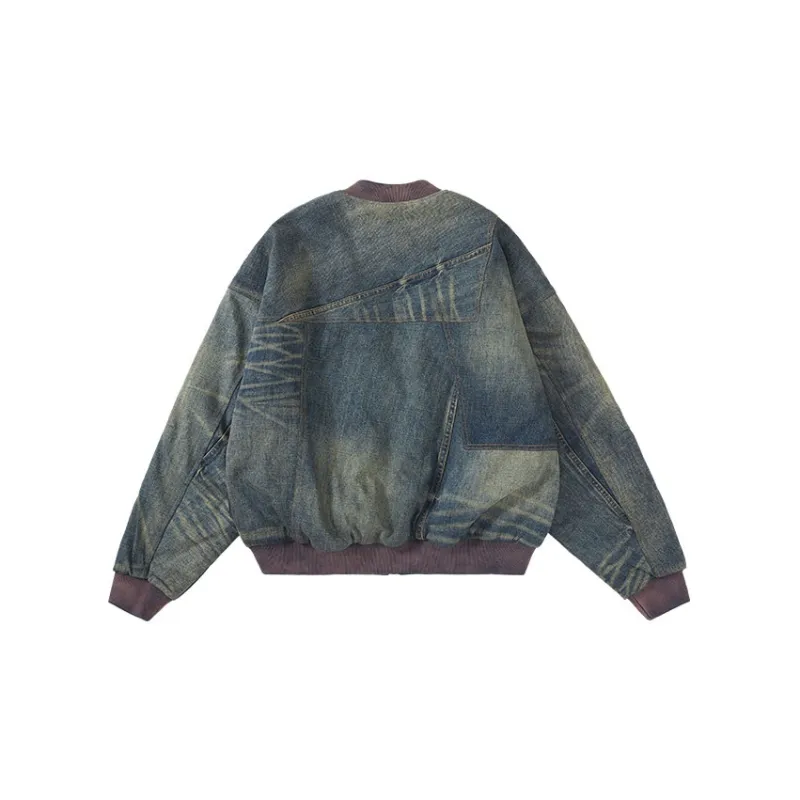 TEKABLU Jackets Men Denim Blue-1