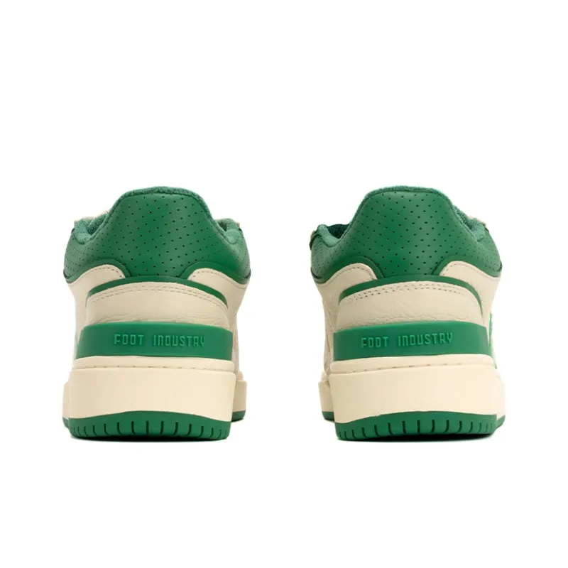 FOOT INDUSTRY Foot Industry Mid Top Stylish Skateboarding Shoes Unisex Green White-4