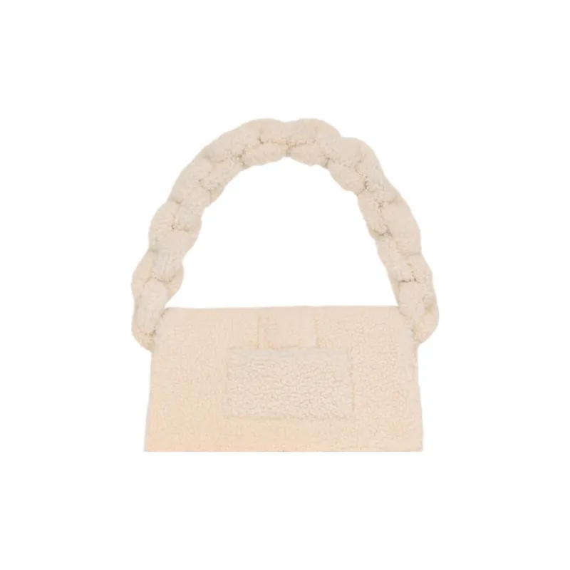 Jacquemus Lambskin One Shoulder Handbag Women's Ivory-2