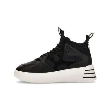 HOGAN Rebel Casual Shoes Women's Mid Top Black