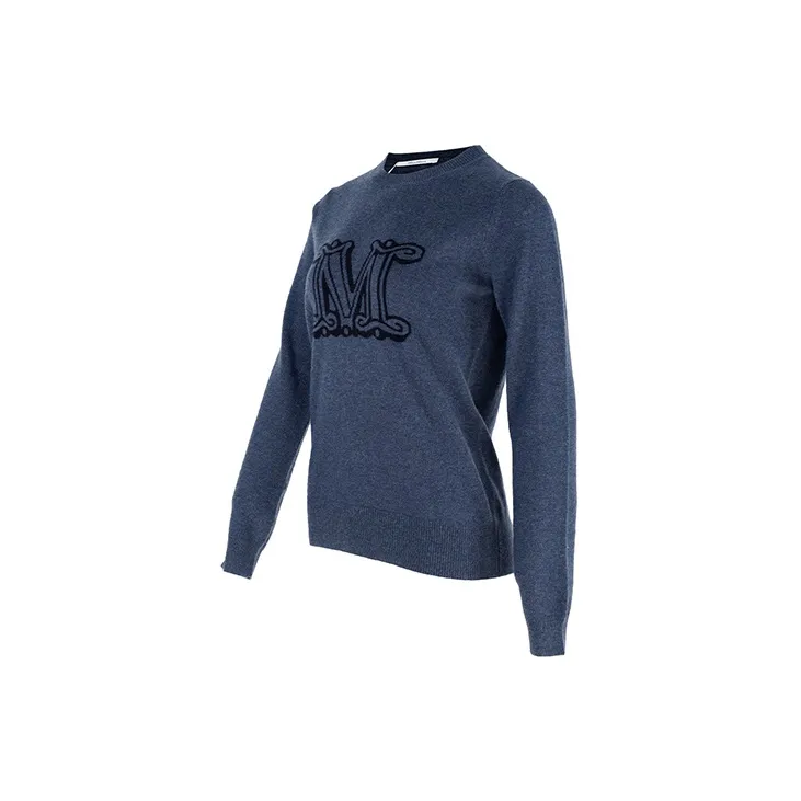 MaxMara Loose Fit Sweater Women's Blue-1