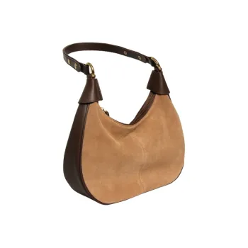 YOCAMU Cow Leather Shoulder Bag Crossbody Bag Women's Coffee