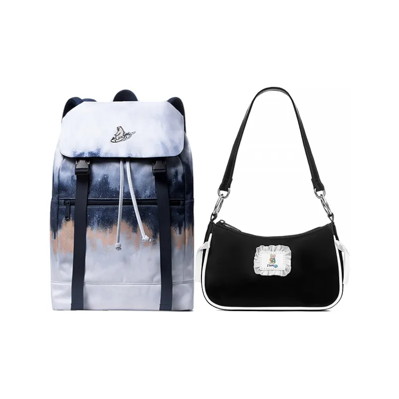 MR.ACE HOMME PU Backpack Regular Unisex Blue-0