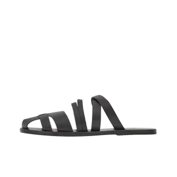 ANCIENT GREEK SANDALS Other Wrap-toe Slippers Men's Black