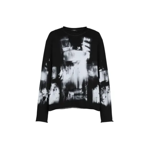 BALMAIN Sweatshirts Men Black