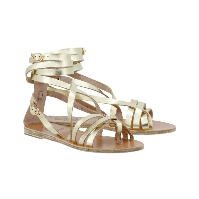 ANCIENT GREEK SANDALS Stylish Sandals Women's Platinum-1