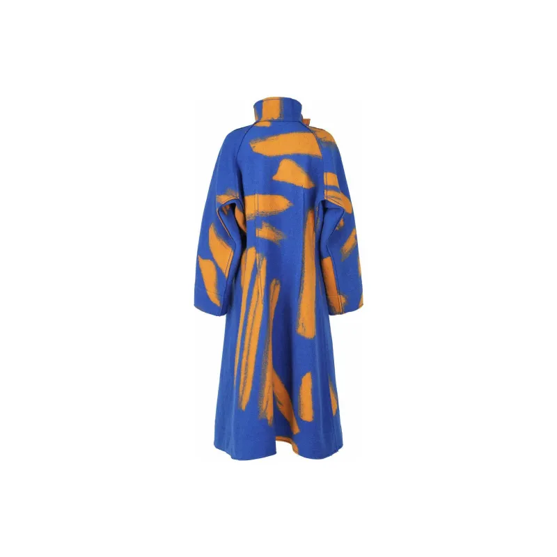 ISSEY MIYAKE Coats Women's Blue-2