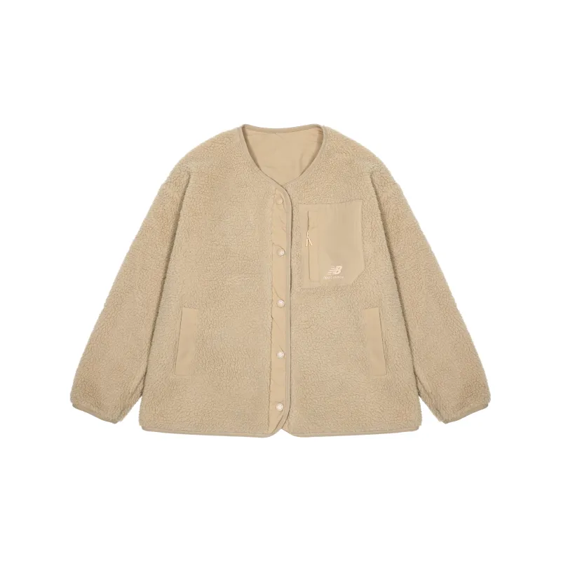 New Balance Puffer Jacket Winter Women's Khaki-2