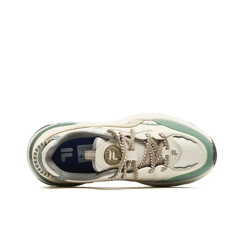 FILA FUSION Bubble Sneakers 'Cream White Green' Women's-3