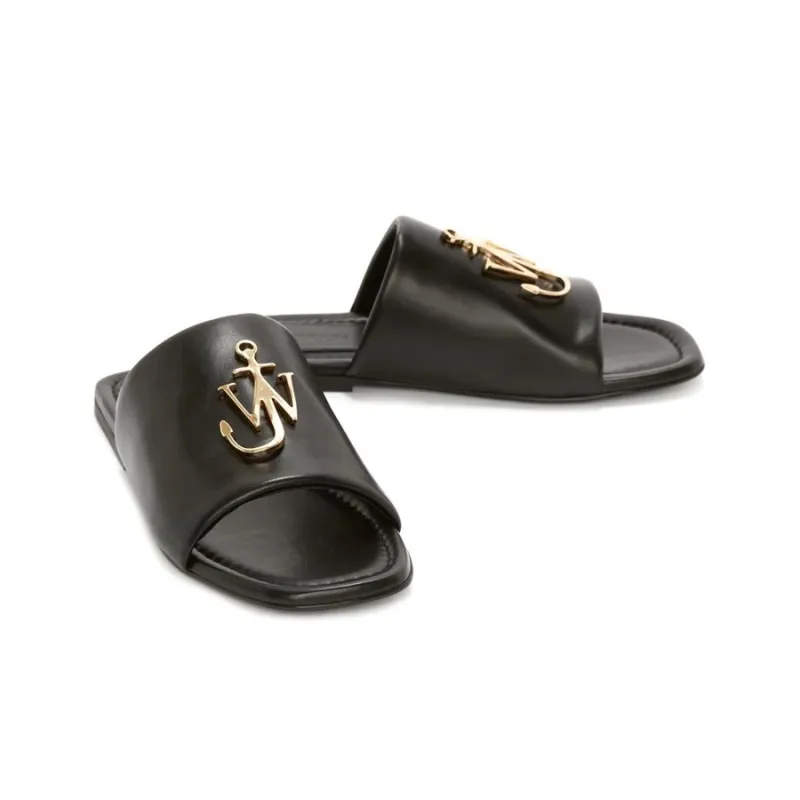 JW Anderson Jw Anchor Logo plaque Slides Women's-3