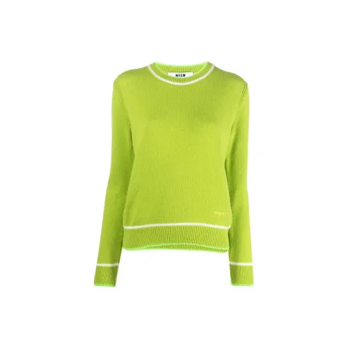 MSGM Cashmere Sweaters Women's Green