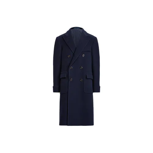 Polo Ralph Lauren Trench Coats Men Marine Blue