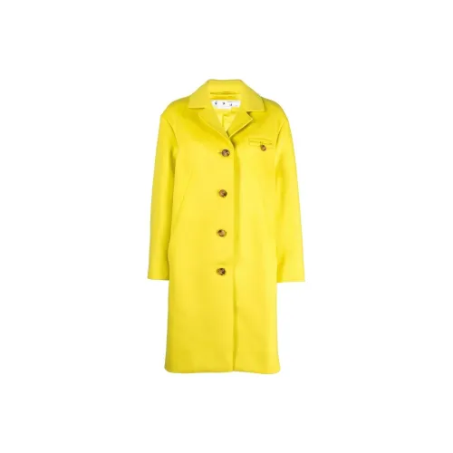 OFF-WHITE Coats Women's Yellow