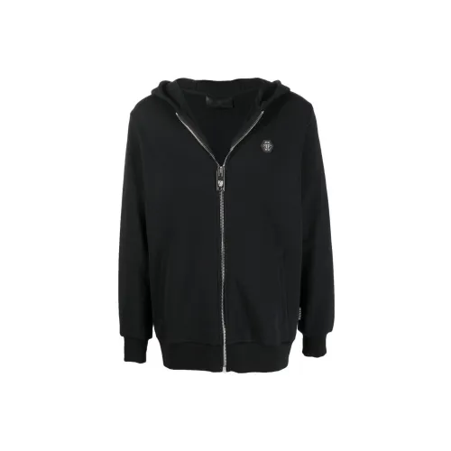 PHILIPP PLEIN Skull-print Zip-up Hoodie