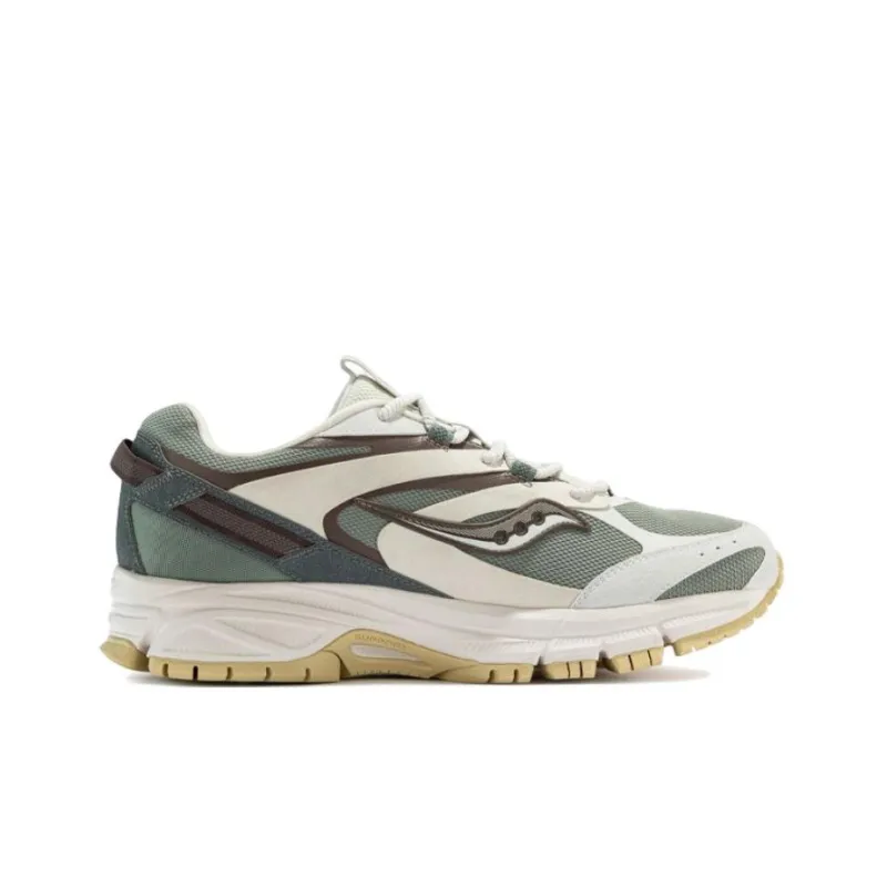 Saucony Cohesion 2K Cushioned Slip Resistant Abrasion Resistant Low Top Casual Shoes Unisex Green Gray-1