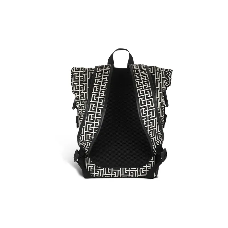 BALMAIN Leather Backpack Men's Black-2