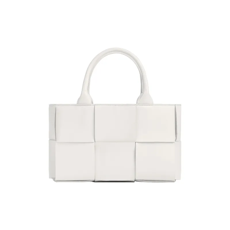Bottega Veneta ARCO Sheepskin Tote Bag, Shopping Bag, Shoulder Bag, Crossbody Bag, Handbag Mini Women's White-0