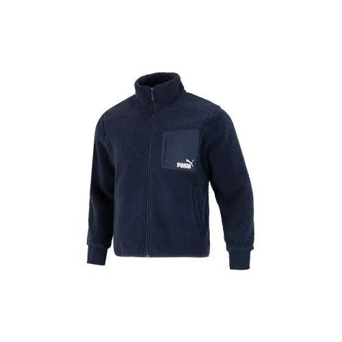 PUMA Velvet Jackets Unisex Dark Blue