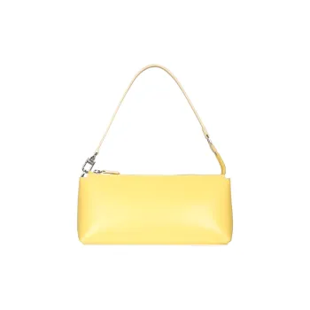 Staud Kaia Smooth Cow Leather Handbag Shoulder Bag Women's Yellow