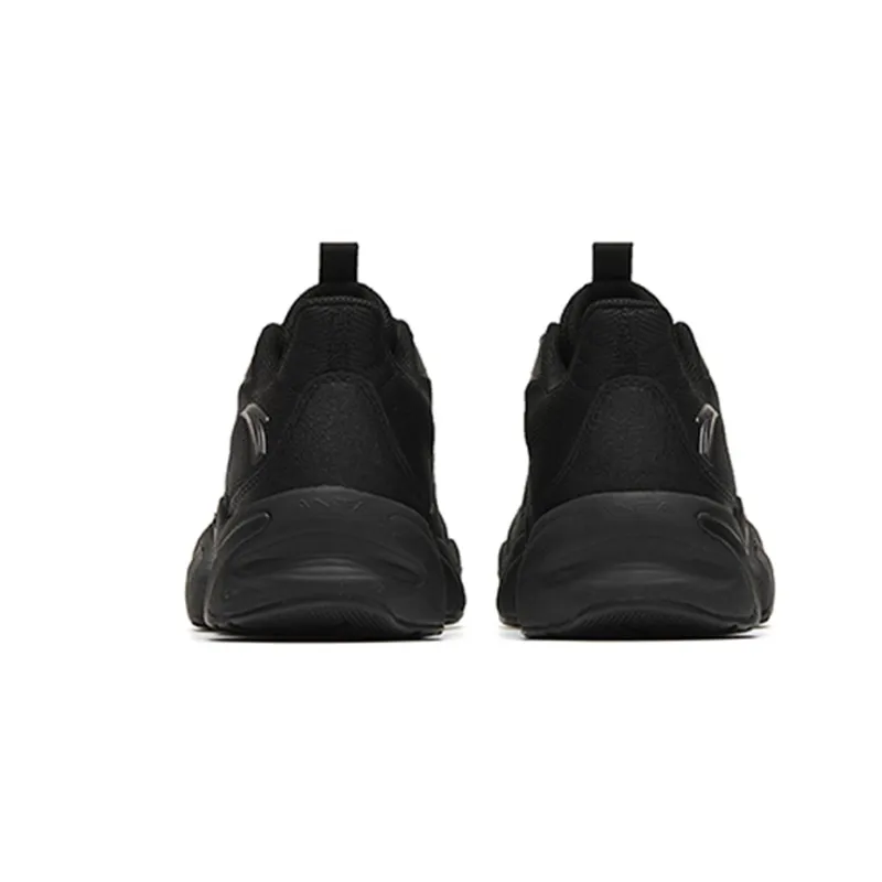 Anta Beyond The Step Breathable Low Top Running Shoes Men's Black-3