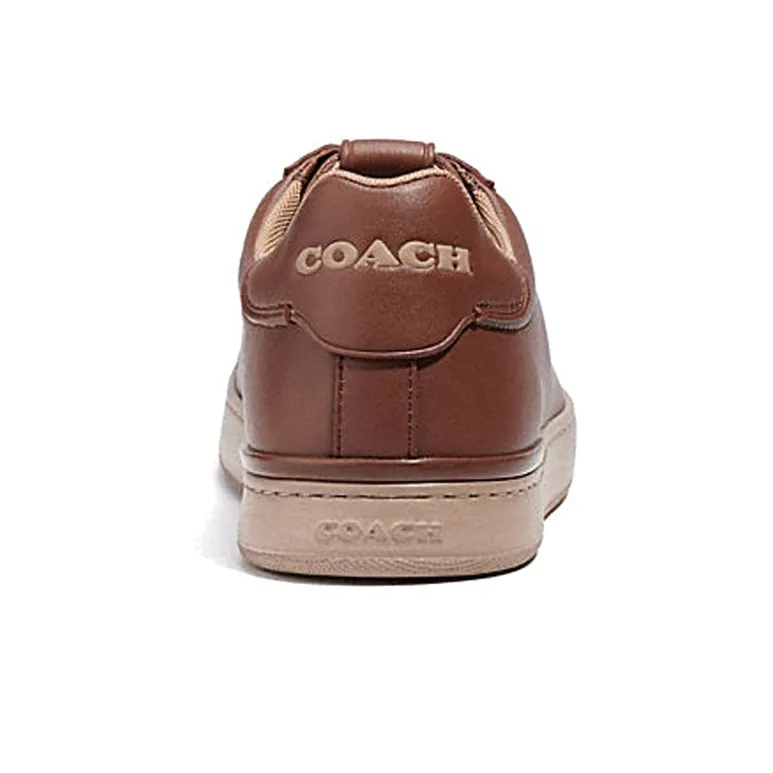 COACH Lowline Low Top Stylish Skateboarding Shoes Men's Coffee-4