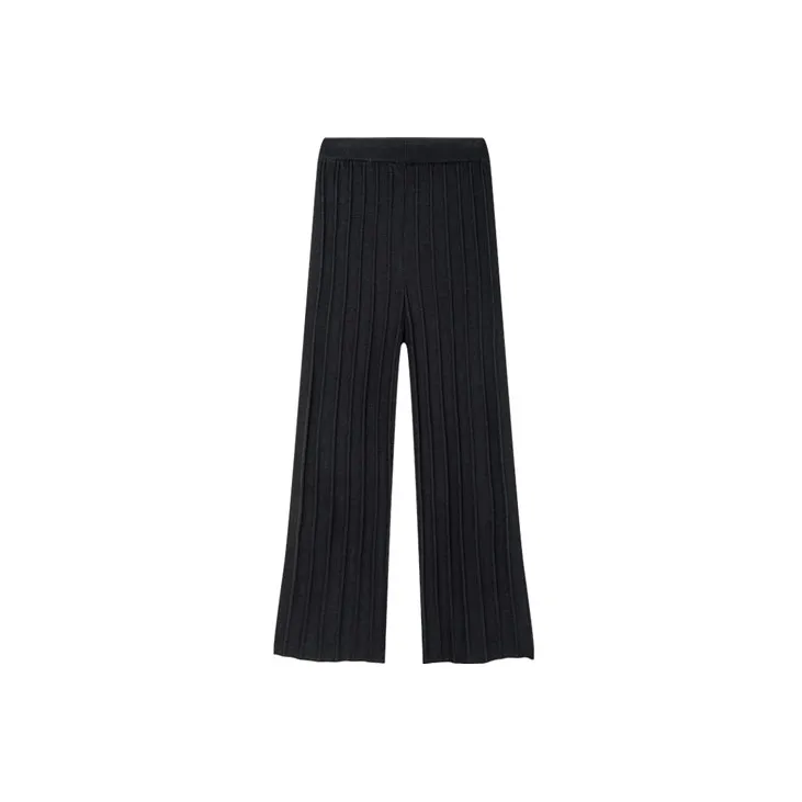 DKNY FW22 Straight Pants Women's Black-1