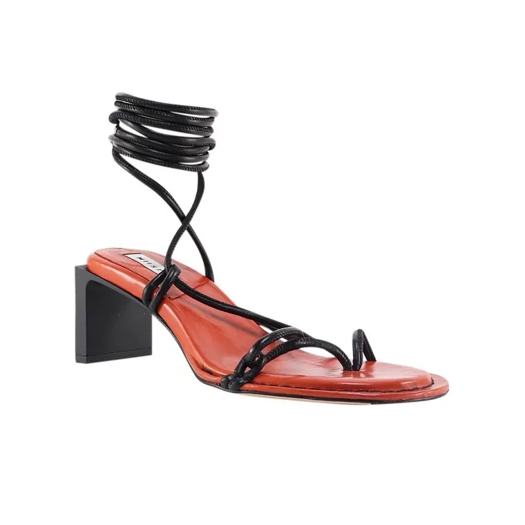 MIISTA Strap Sandals Women's Black-2