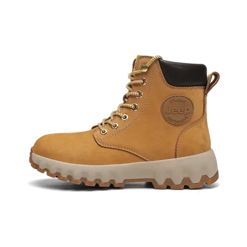 Jeep Martin Boots Unisex Gold