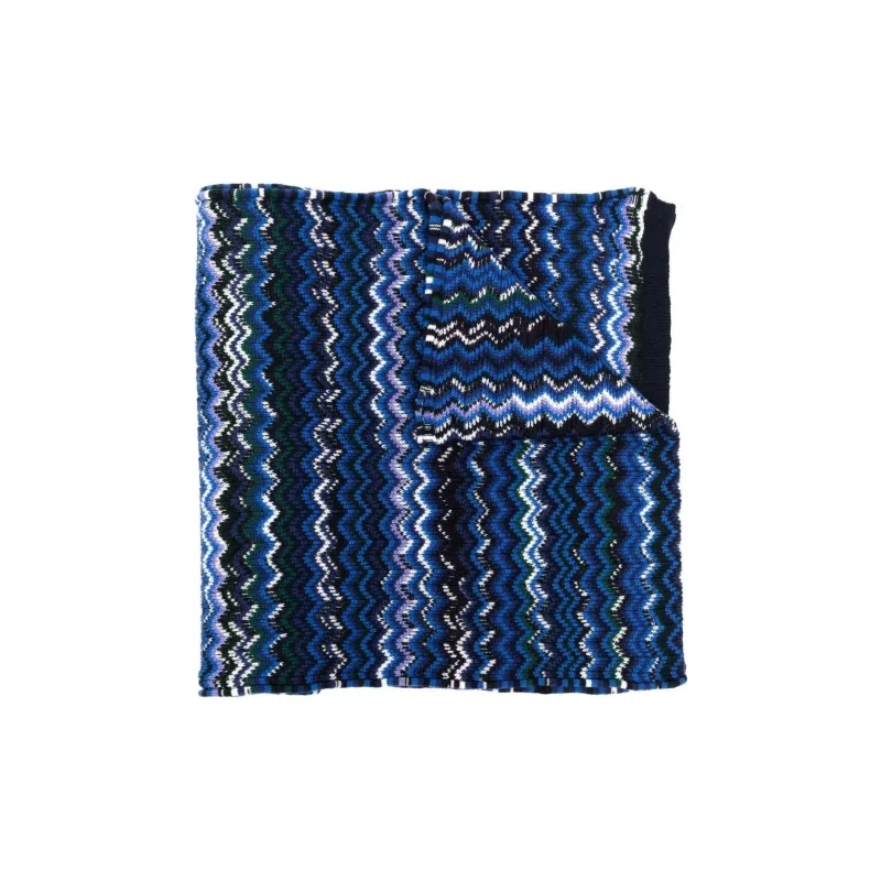 MISSONI Chevron-Knitted Wraparound Scarf-0