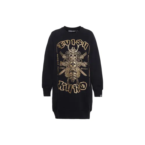 EVISU Long-Sleeved Dresses Women's Black