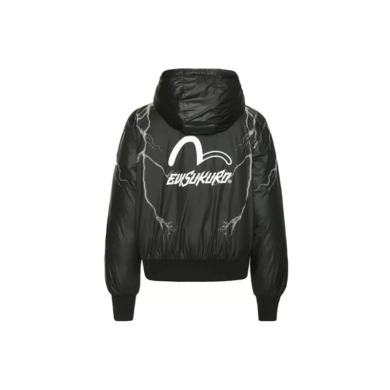 EVISU Down Jacket Winter Women's Black-1