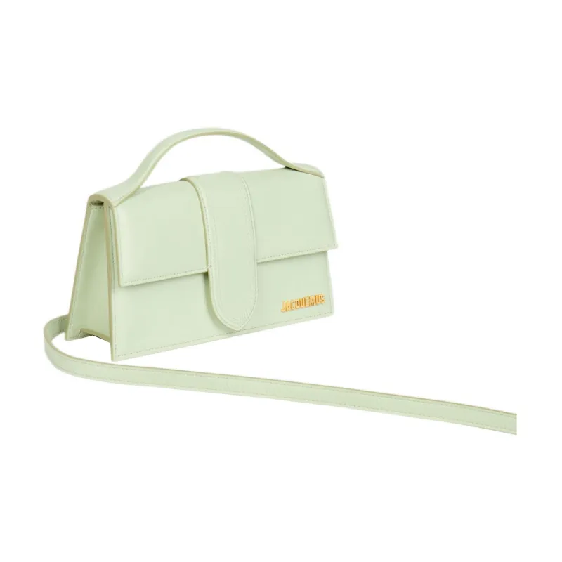 Jacquemus Smooth Leather Shoulder Bag Crossbody Bag Handbag Regular Women's Light Green-1