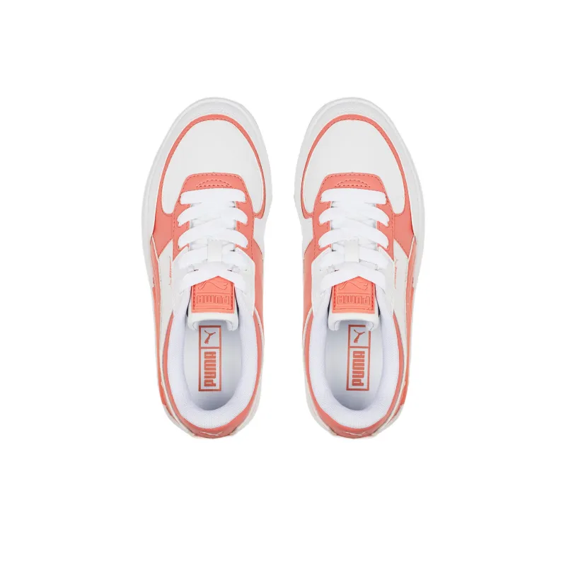 PUMA Cali Dream Tweak Dissimilar Coverage Cushioning Wear Resistant Low Top Skateboard Shoes Women's Pink White-3