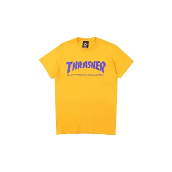 Thrasher T Shirts Unisex Yellow