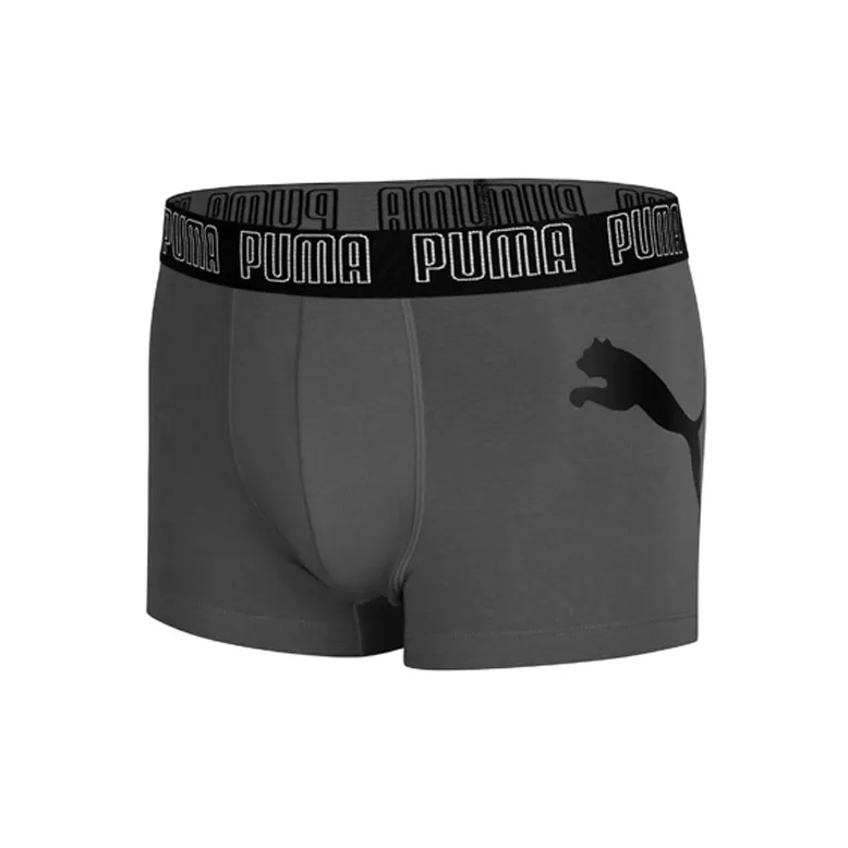 PUMA Underwear Gift Box Men's Box 3 Pack Black/Dark Gray/Light Gray-2