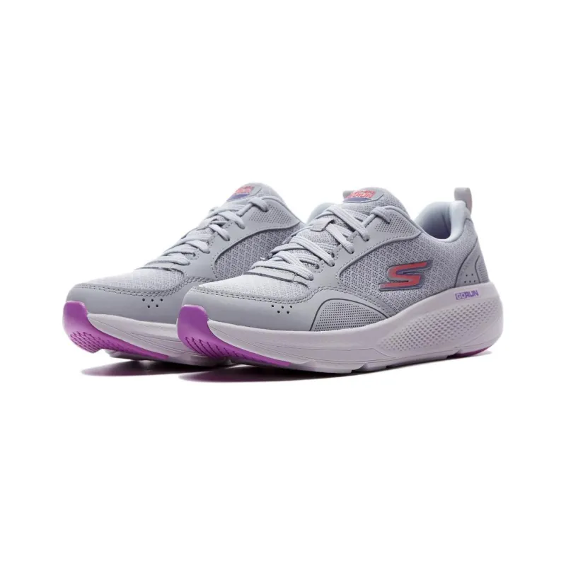 Skechers GO RUN Elevate Cushioning Anti Slip Wear Resistant Breathability Low Top Casual Running Shoes Women's Gray-3