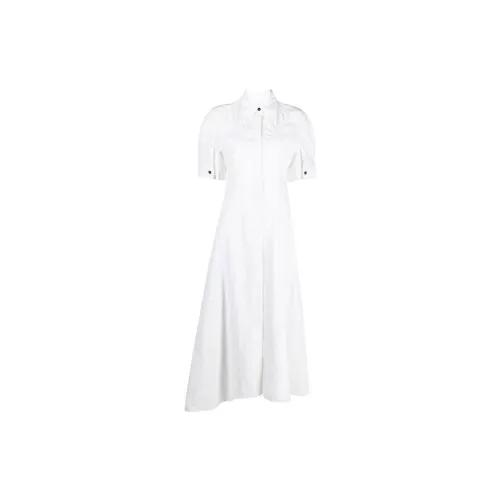 JIL SANDER Short-Sleeved Dresses Women's White