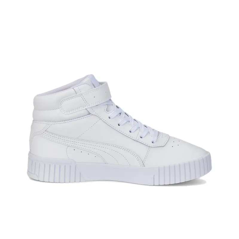 PUMA Carina 2.0 Skateboard Shoes Women's Mid Top White-1