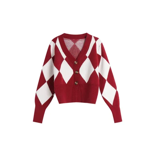 WOWI Knitwear Women's Red