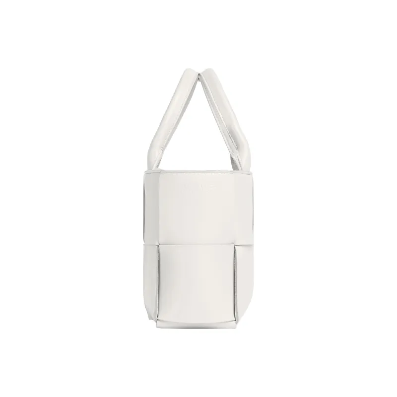 Bottega Veneta ARCO Sheepskin Tote Bag, Shopping Bag, Shoulder Bag, Crossbody Bag, Handbag Mini Women's White-1