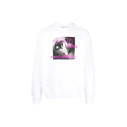 OFF-WHITE Graphic-print Crew Neck Sweatshirt