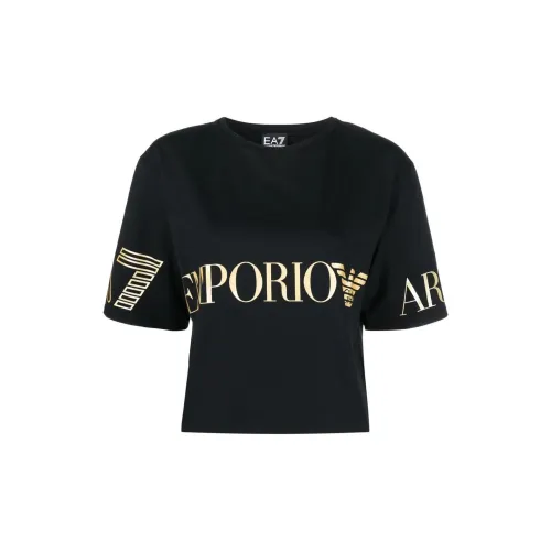 EMPORIO ARMANI Crop Tops Women's Black