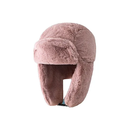 AAJF Rabbit Fur Blend Trapper Hats Unisex-1