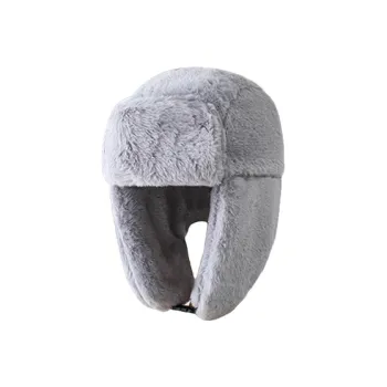 AAJF Rabbit Fur Blend Trapper Hats Unisex