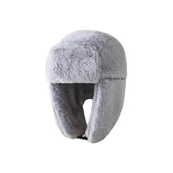 AAJF Rabbit Fur Blend Trapper Hats Unisex-0